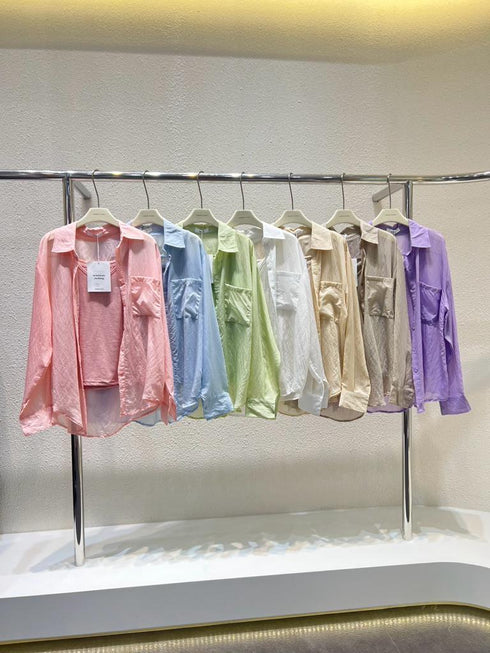 WANWAN Two Piece  Sets Tank Top With Shirts